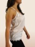 Top Lencero Encaje DIANA Blanco
