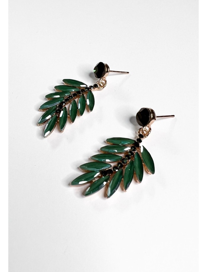 Pendientes Cristal ELIF Verde