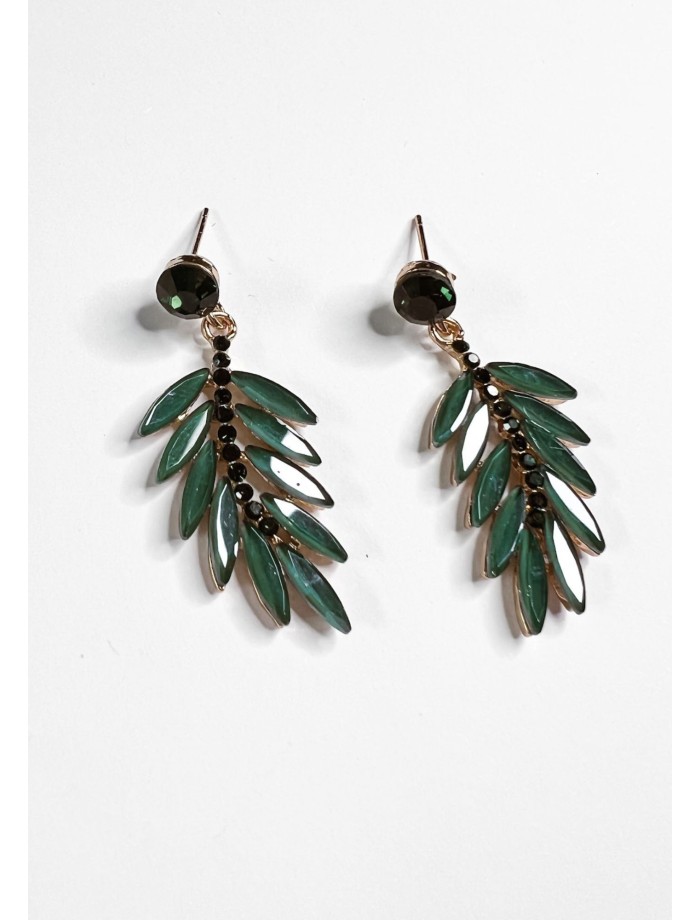 Pendientes Cristal ELIF Verde