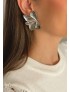 Pendientes Hojas ALMA Plateado