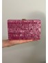 Bolso Clutch Nácar SILVINE Rosa