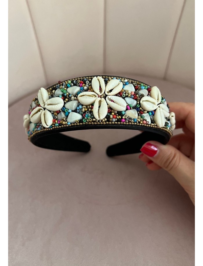 Diadema Conchas GUADALUPE Multicolor