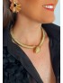 Collar Choker MAMBA Dorado