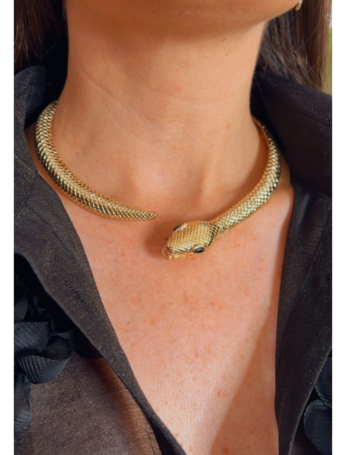 Collar Choker MAMBA Dorado