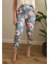 Pantalón Flores BLOOM Celeste