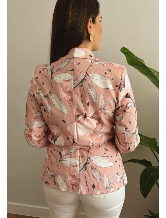 Chaqueta Flores BLOOM Rosa