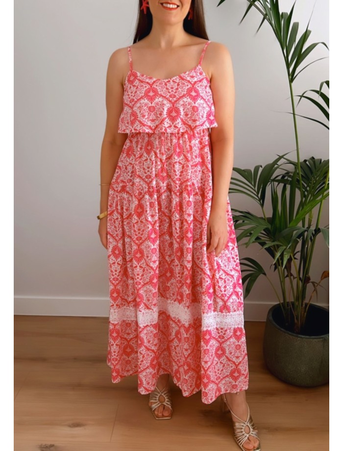 Vestido Largo OLIMPIA Rosa