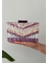 Bolso Clutch Nácar GRACIELA Morado