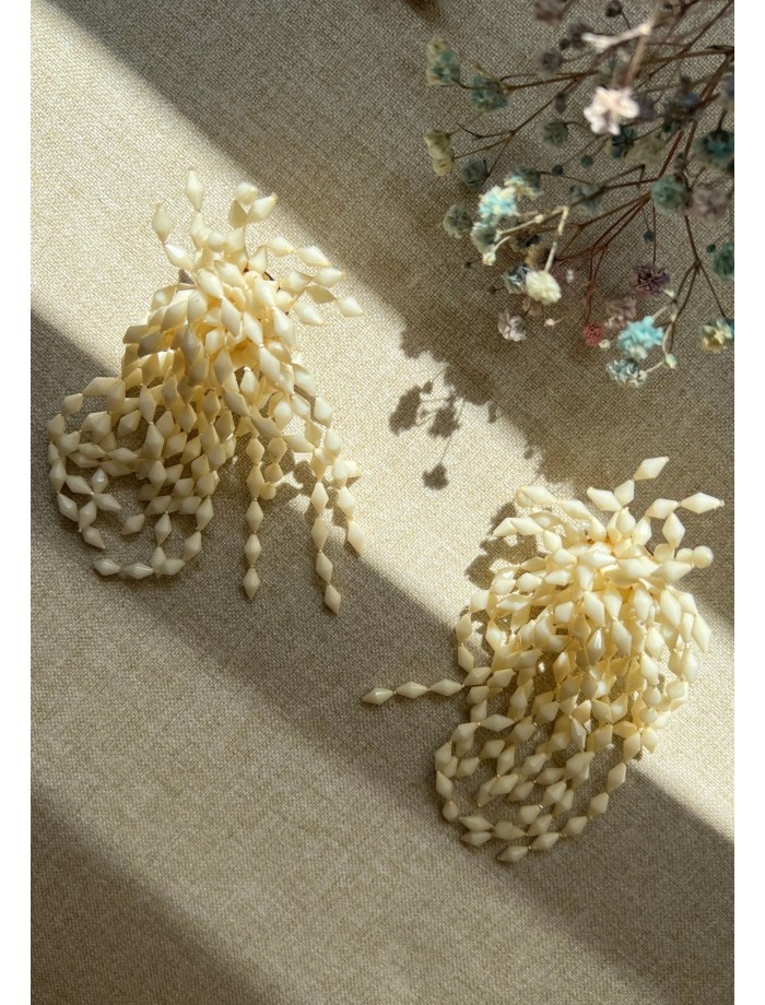 Pendientes CASCADA Crudo