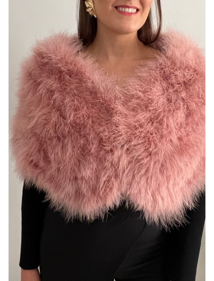 Estola Plumas MATILDA Rosa