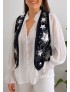 Chaleco Estrellas Lentejuelas CASIOPEA Negro