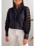 Blusa Encaje DORIAN Negro