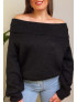 Jersey Bardot ELVIA Negro