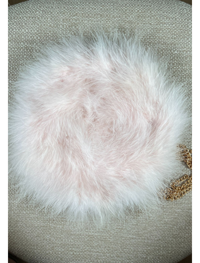 Bolso Plumas CANDELA Rosa Bebé