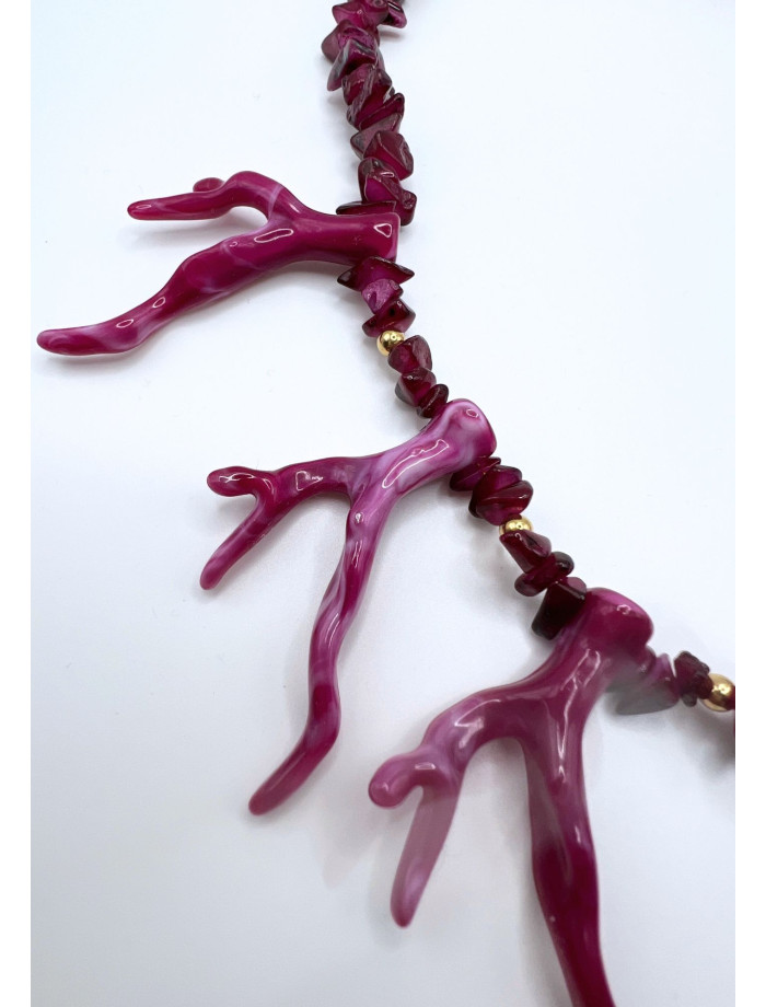 Collar Corales BELICE Morado