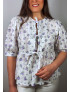 Blusa Flores Lacitos DAPHNE Lila