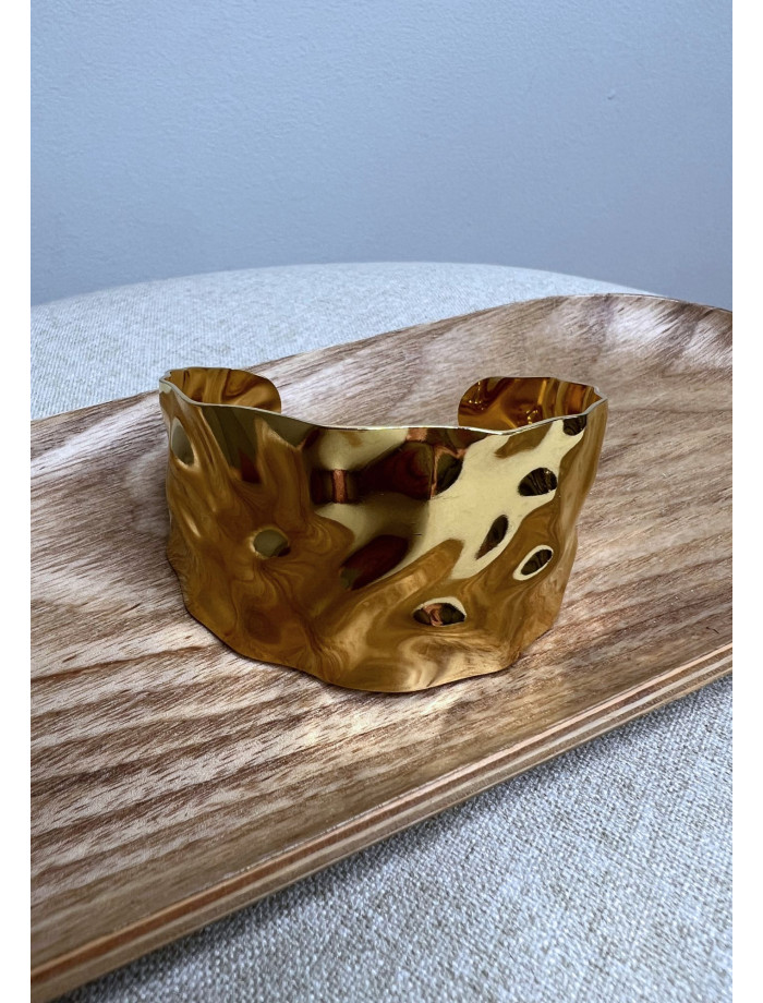 Pulsera Brazalete BAJAMAR Dorado