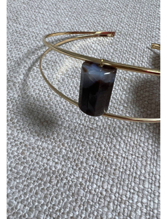 Collar Choker Piedra LOVELIA Topo