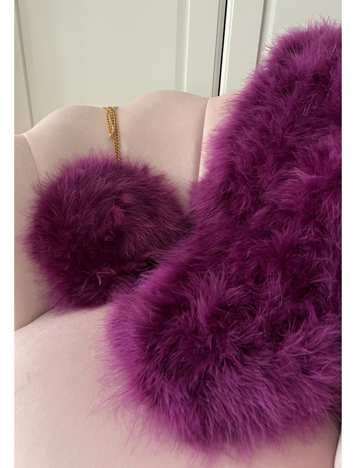 Estola Plumas MATILDA Morado