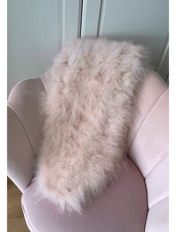 Estola Plumas MATILDA Rosa Bebé