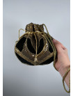 Bolso Bombonera Terciopelo ERIA Negro