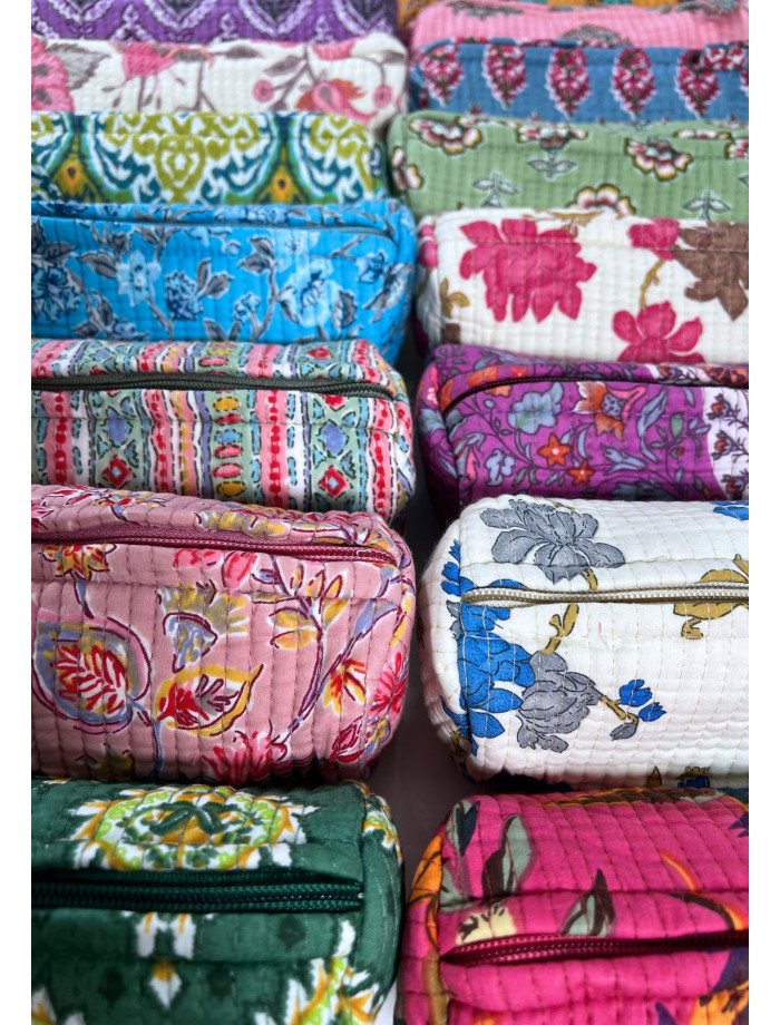 Estuche Redondo Estampado GUJARAT