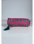 Estuche Redondo Estampado KRISNA Fucsia