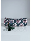 Estuche Redondo Estampado THAIS Gris
