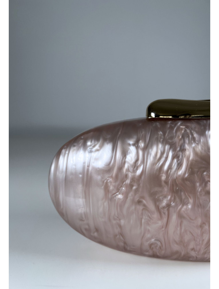 Bolso Clutch Nácar NUBE Rosa