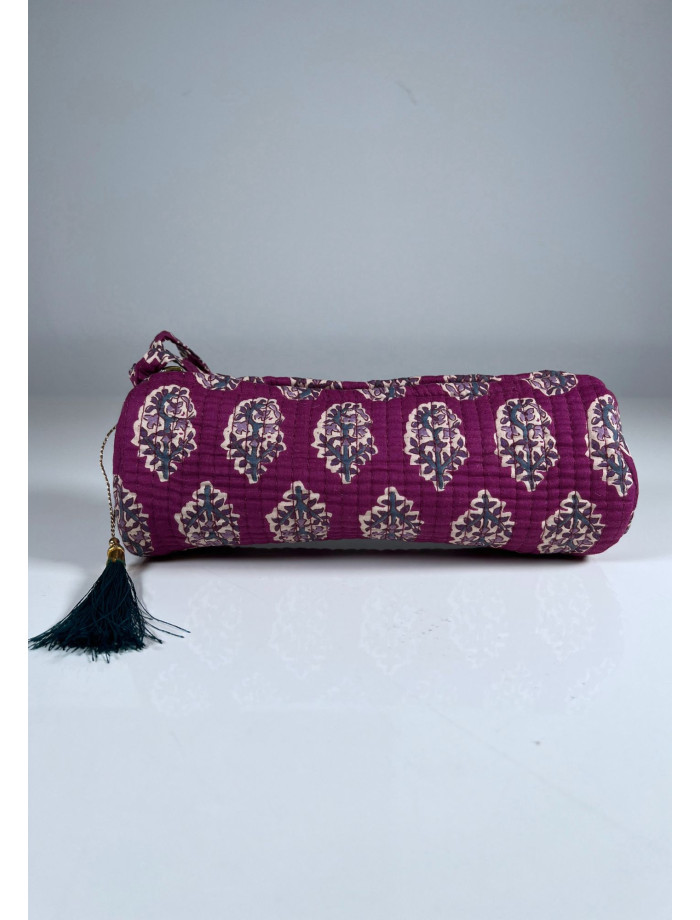 Estuche Redondo Estampado KRISNA Morado