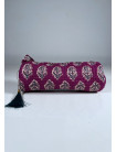 Estuche Redondo Estampado KRISNA Morado