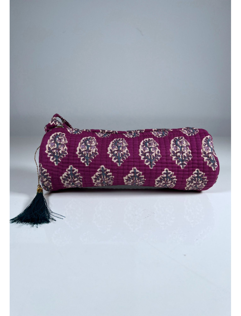 Estuche Redondo Estampado KRISNA Morado