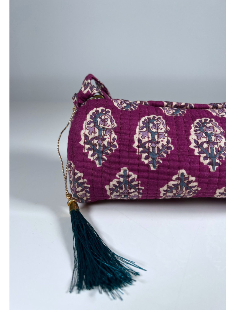 Estuche Redondo Estampado KRISNA Morado