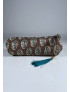Estuche Redondo Estampado KRISNA Marrón Chocolate
