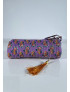 Estuche Redondo Estampado KALINDA Morado