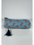 Estuche Redondo Estampado NALIN Celeste