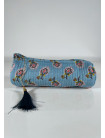 Estuche Redondo Estampado NALIN Celeste