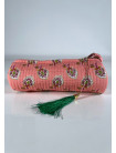 Estuche Redondo Estampado NALIN Rosa