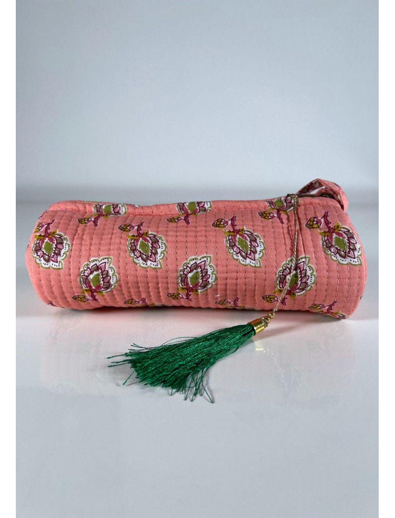 Estuche Redondo Estampado NALIN Rosa