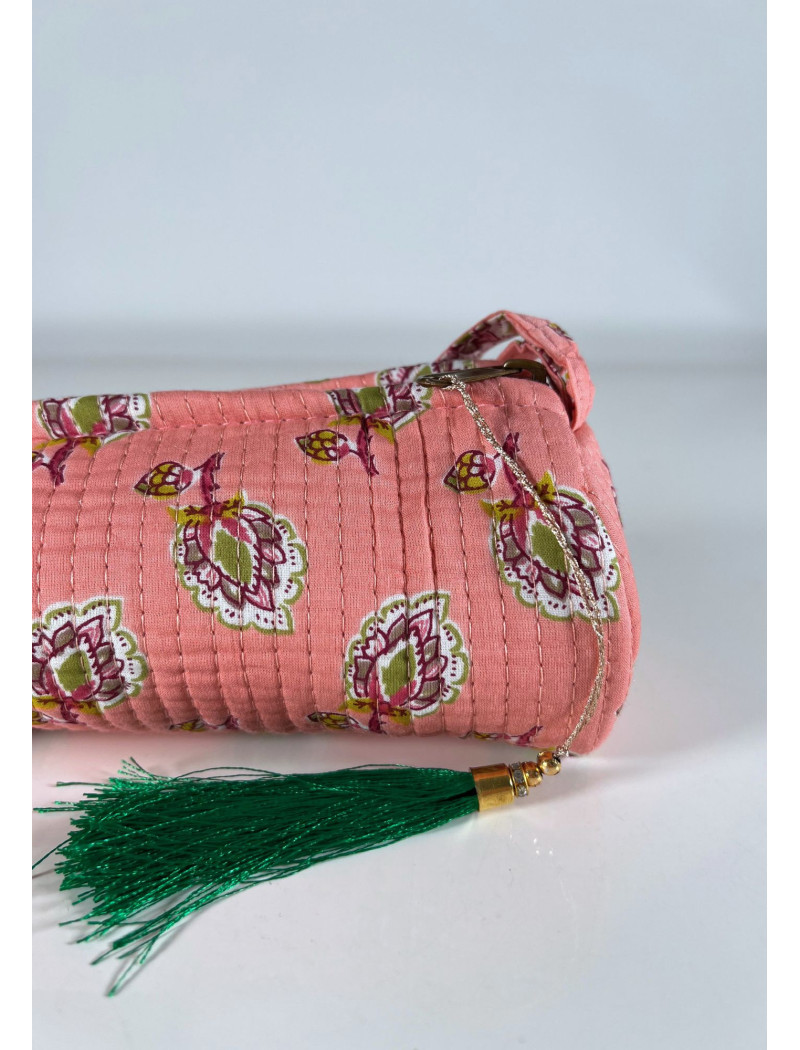 Estuche Redondo Estampado NALIN Rosa