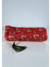 Estuche Redondo Estampado SIKRI Burdeos