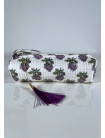 Estuche Redondo Estampado GOVIN Morado