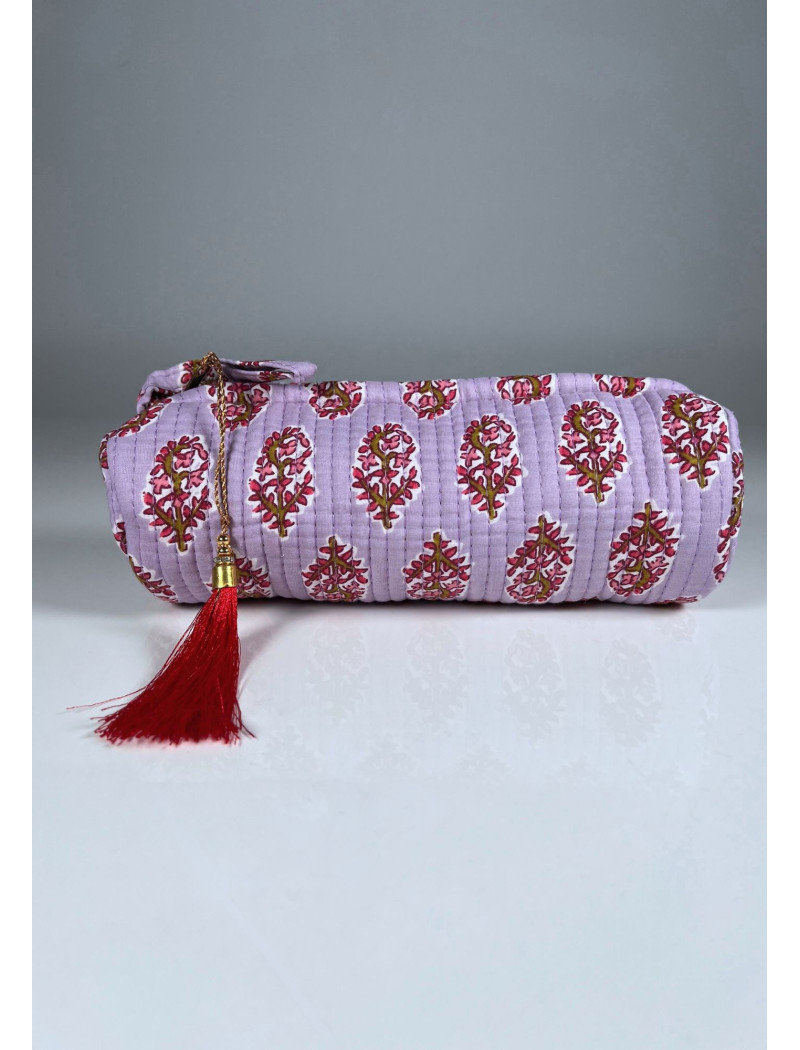 Estuche Redondo Estampado KRISNA Lila