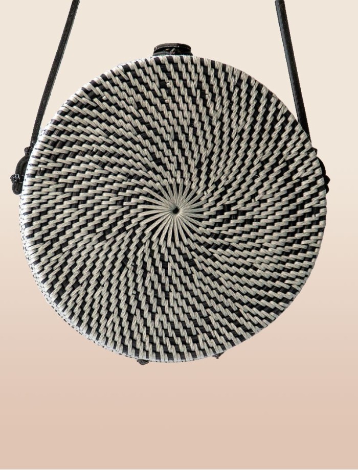 Bolso Ratán BORNEO Negro