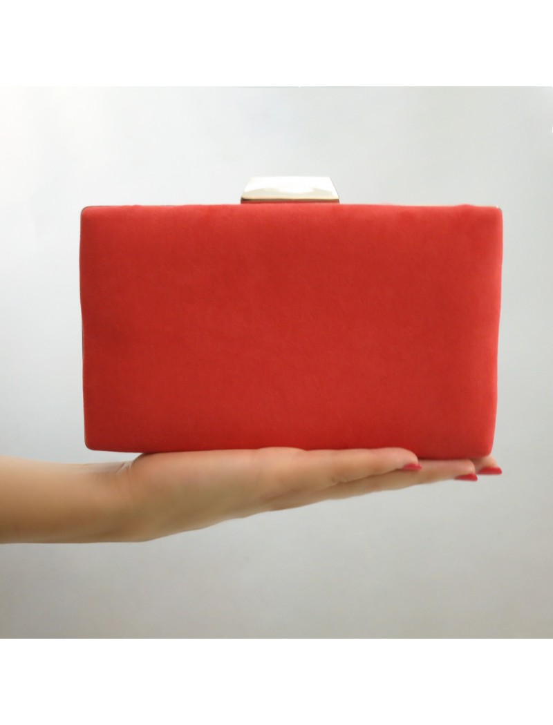 Clutch Antelina CLOE Rojo | Miss Olivia