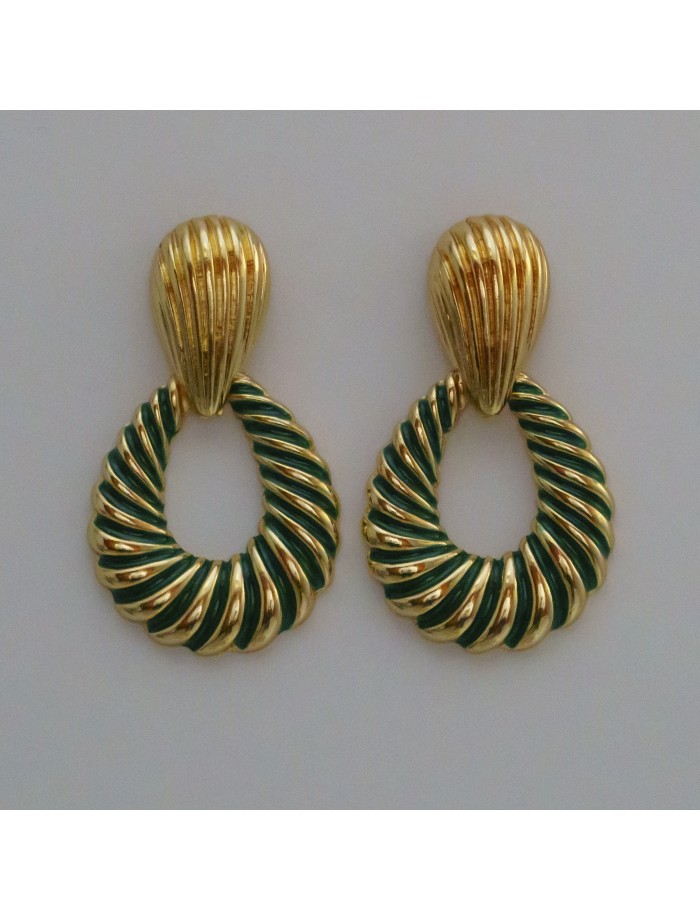 PENDIENTES LÁGRIMA DORADA