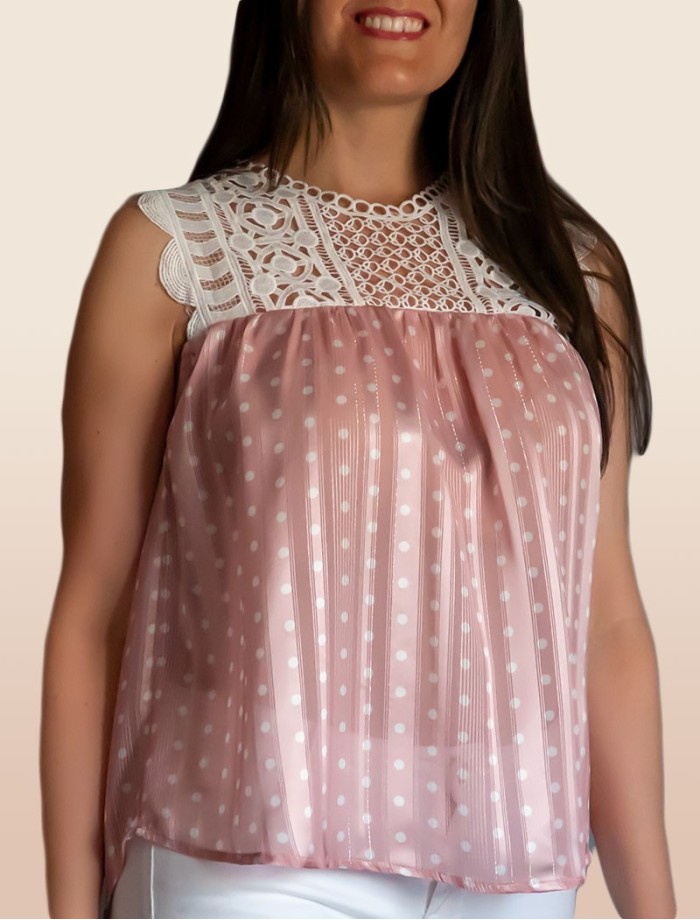 Top Topitos SIENI Rosa