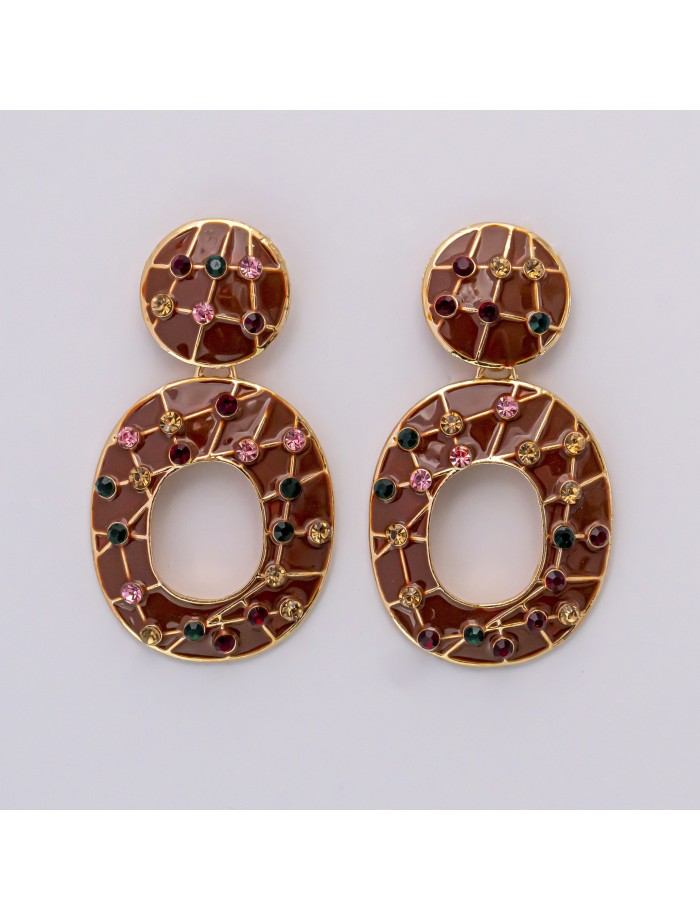 PENDIENTES STRASS LOLA