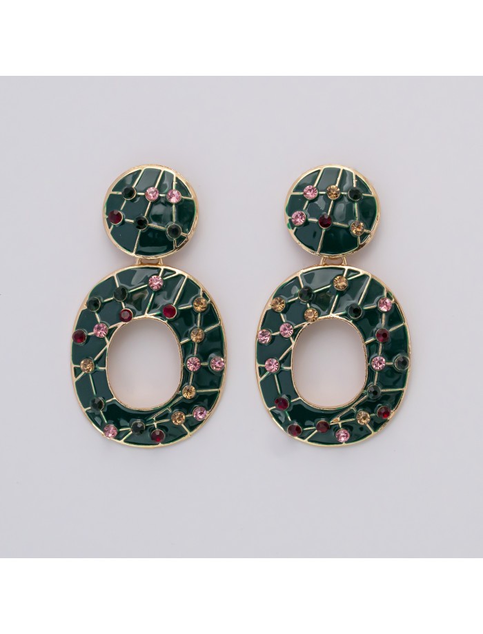 PENDIENTES STRASS LOLA