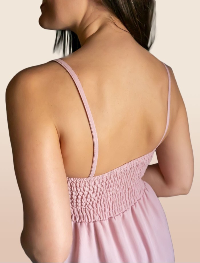 Vestido Volante BAHAMAS Rosa